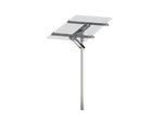 Outback Ironbark PostMount 1-A single panel solar ground mount frame kit with sturdy metal components and adjustable mounting brackets.