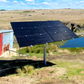 Outback Ironbark PostMount 1-A single panel solar ground mount frame kit, solar accessories by Outback Solar Pumps.