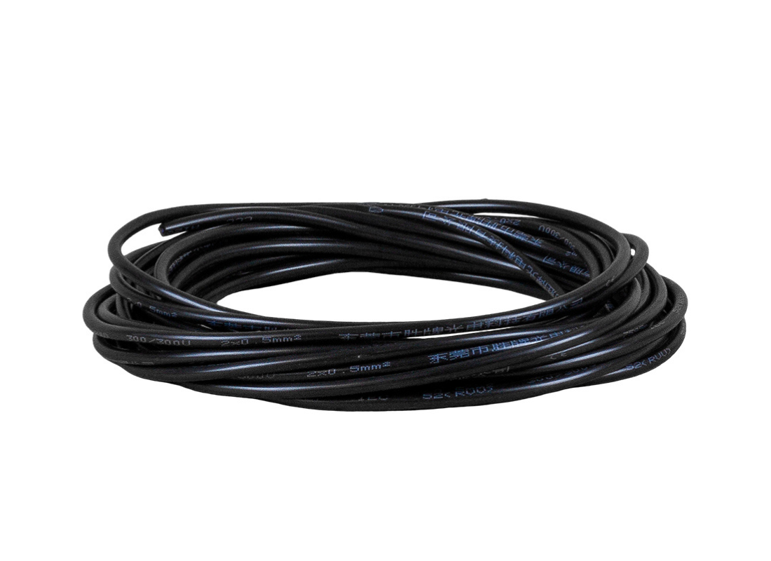 Outback PS0100 2-core 0.5mm² pressure switch electrical cable, 10m length, used for solar pump systems.
