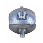 Outback Solar Pumps zinc sacrificial anode for corrosion protection, pipe-mounted, suitable for 32–50mm pipes.