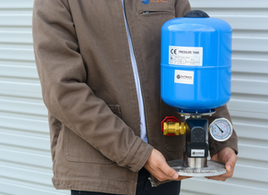 Outback AutoMate Solar 25mm constant pressure headworks kit accessory with bore cap for solar water pumping systems.