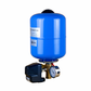 Outback Solar Pumps AutoMate Solar 25mm constant pressure headworks kit installed with hoses and connections for solar irrigation systems.