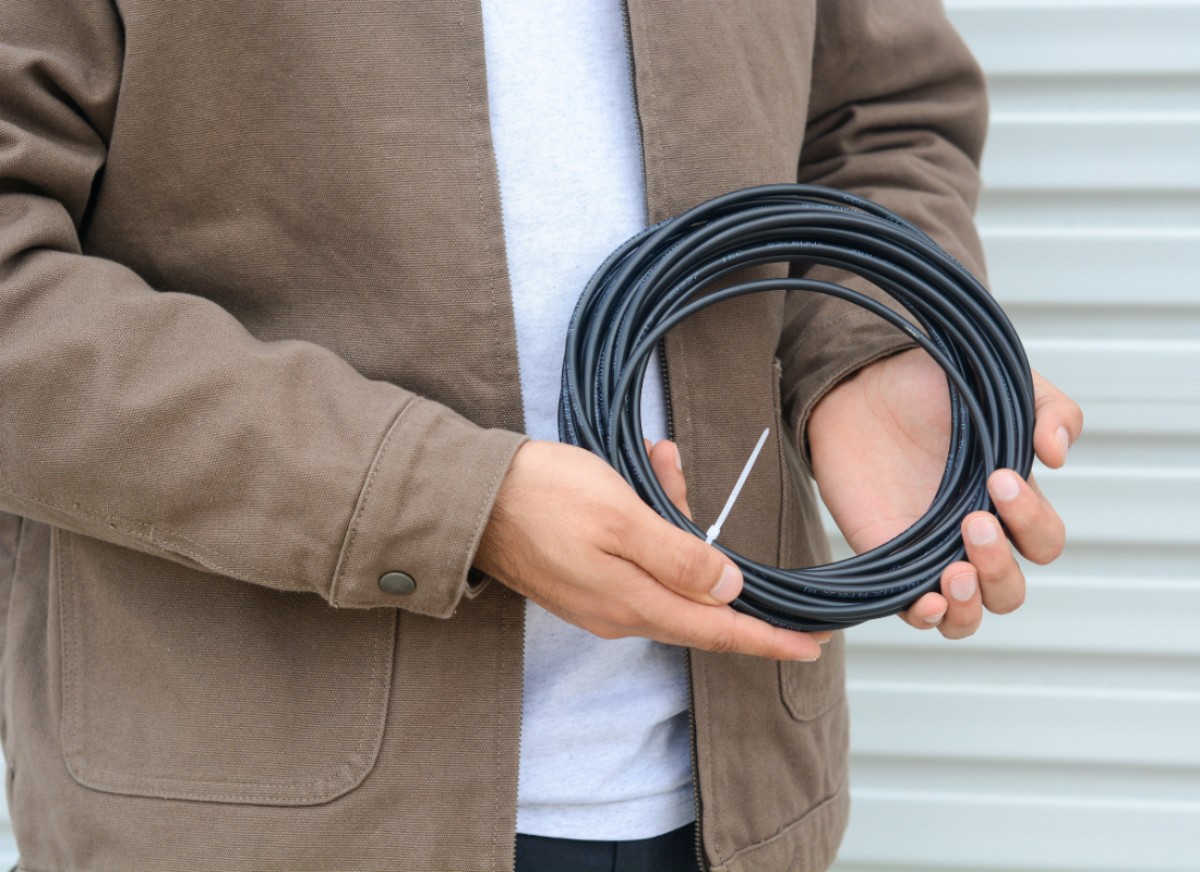 Outback PS0100 2-Core 0.5mm² pressure switch electrical cable, 10m length, used with Outback Solar Pumps equipment.