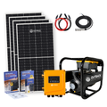 Outback Torrent CPM158 AC/DC Hybrid 1200W Surface Solar Water Transfer Pump Kit with Frame