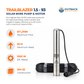 Outback Solar Pumps Trailblazer 1.5-93 3-inch 1000W submersible solar bore pump complete kit
